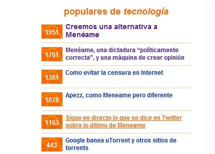 Menéamela, Menéame