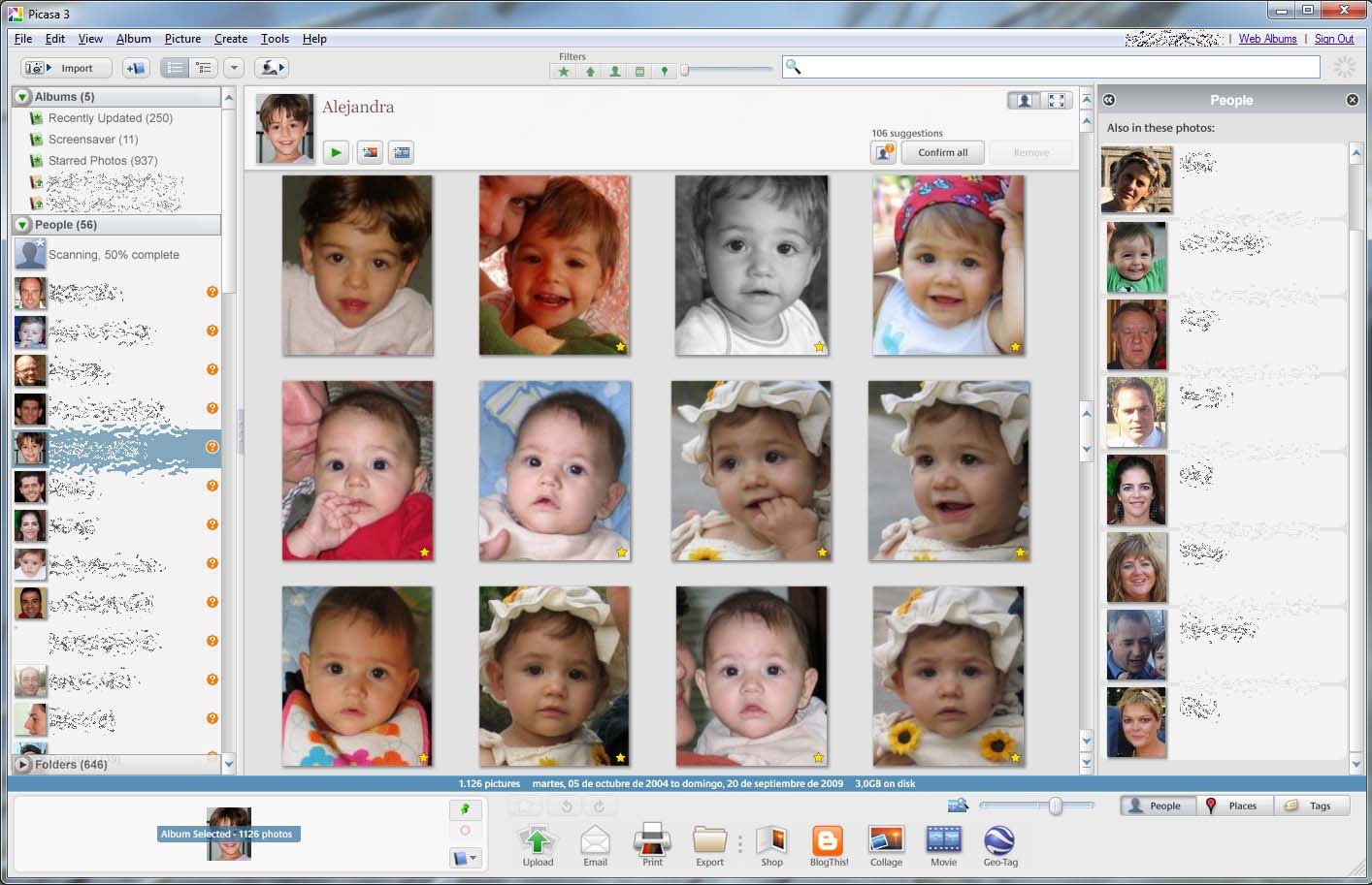Picasa 3.5 reconoce tu cara