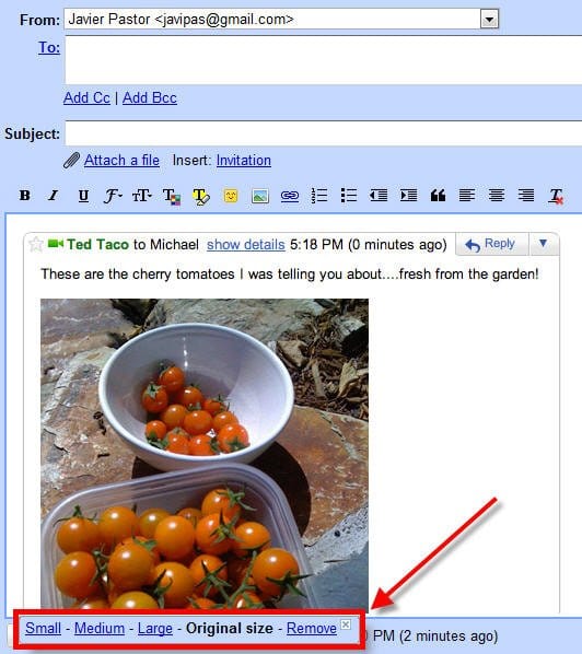Aleluya: Gmail ya permite arrastrar imágenes directamente