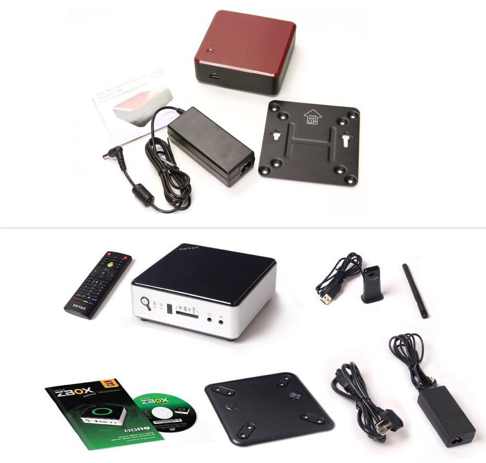 HTPC: Intel NUC vs  Zotac ZBOX nano AD12