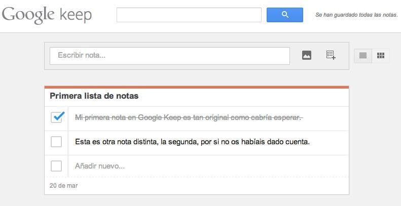 Google Keep llega en mal momento