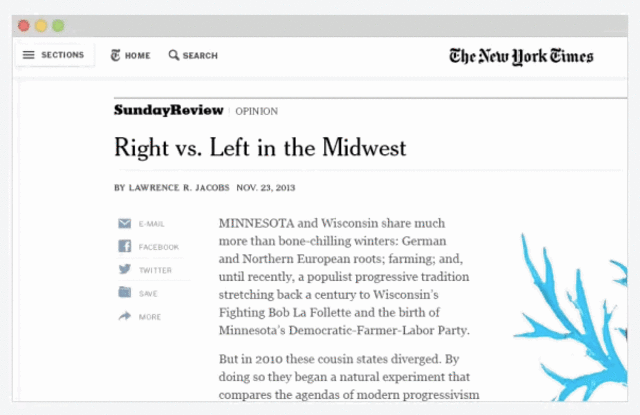 Rediseño en The New York Times: simpler is better