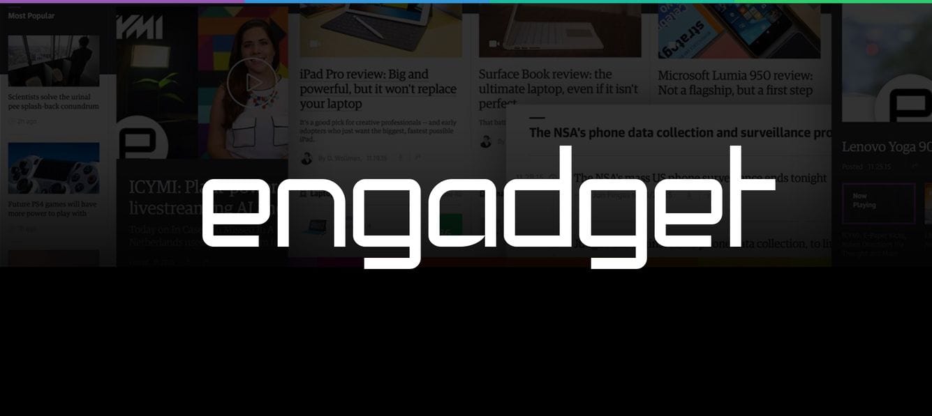 Rediseño en Engadget: del blog al medio