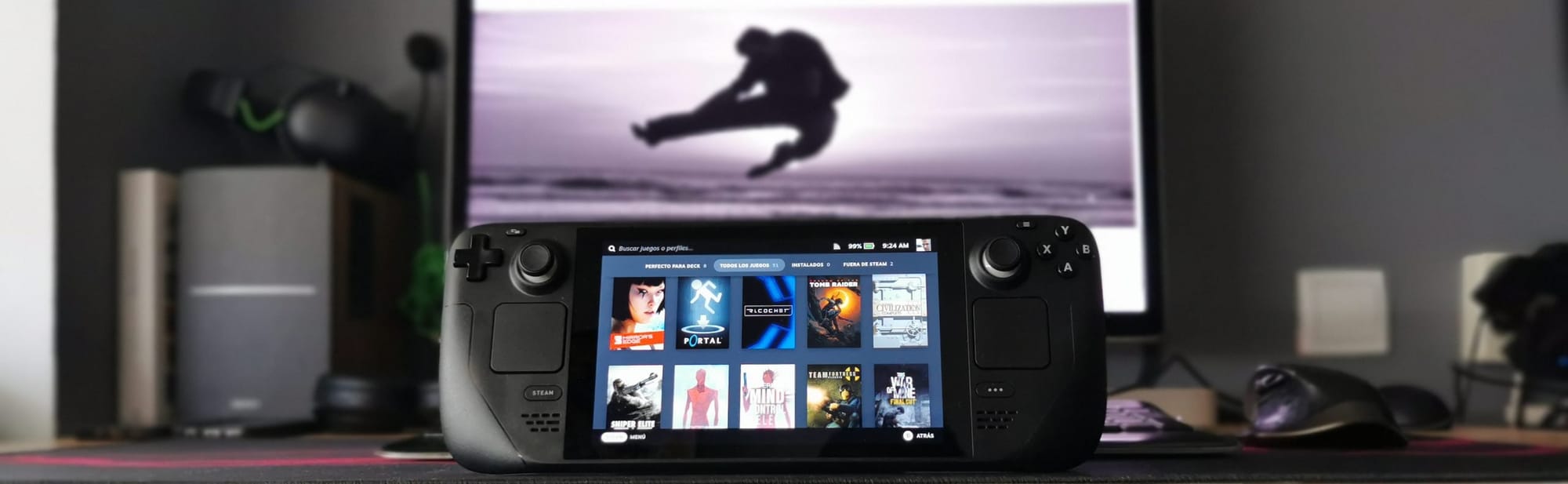 La Steam Deck ya es mía