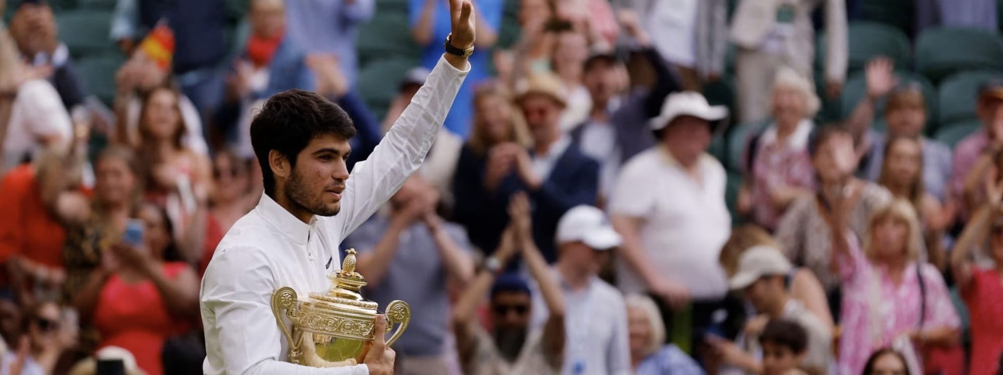 Carlitos ganó Wimbledon porque yo lo vi