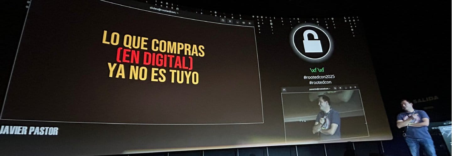 Cómo es dar una conferencia sobre 'Suscriptocracia' en RootedCON