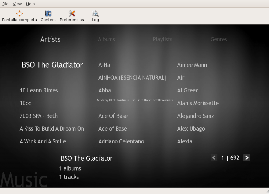 Entertainer, otro Media Center para Linux