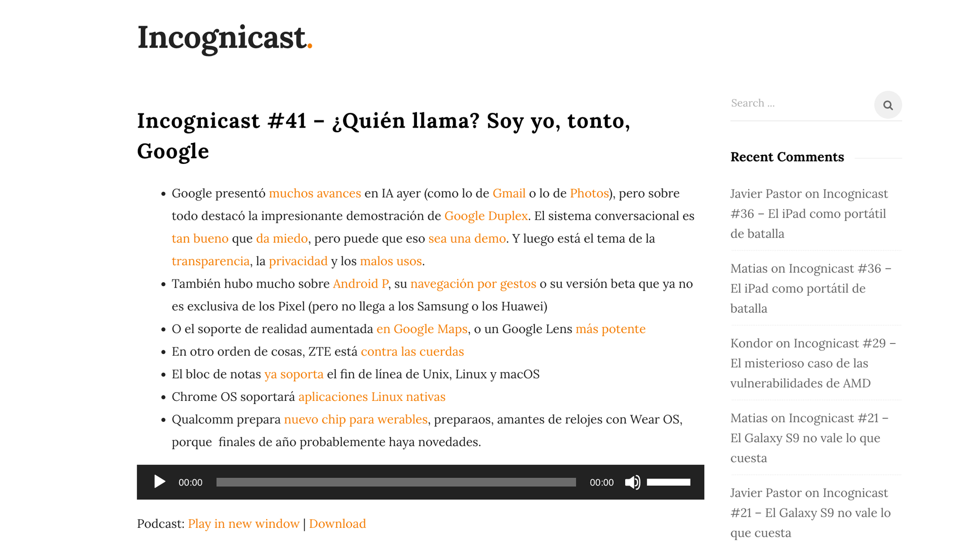 Dos horas y media en Applelianos