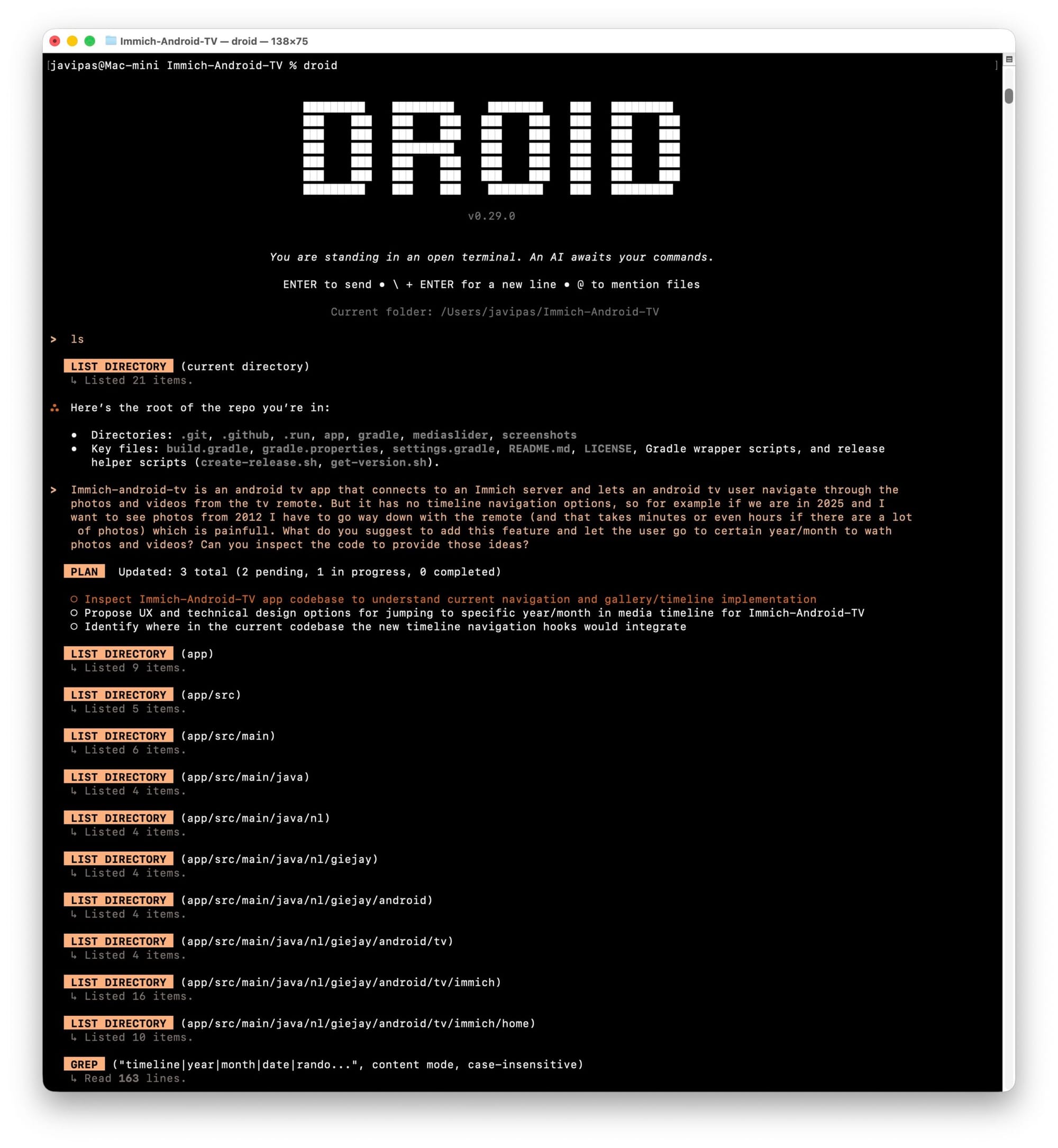 El milagro de la IA: Immich en mi tele