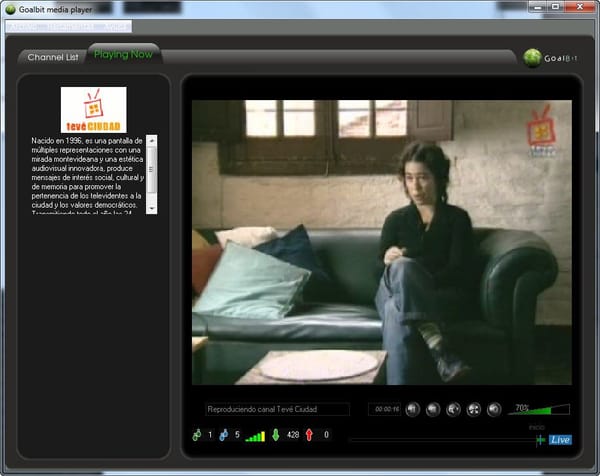 Goalbit, televisión Open Source vía P2P