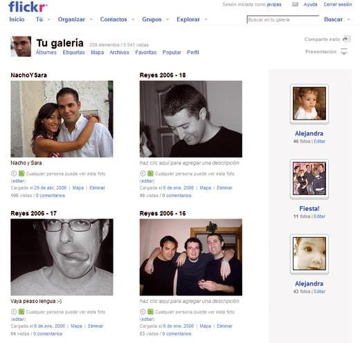 ¿Picasa Web Albums o Flickr?