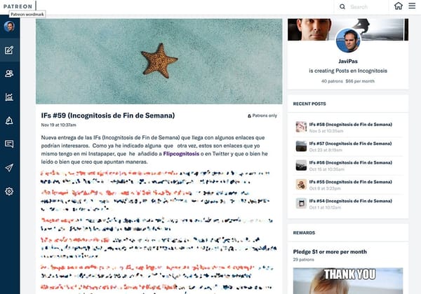 IFs #59 (Incognitosis de Fin de Semana)