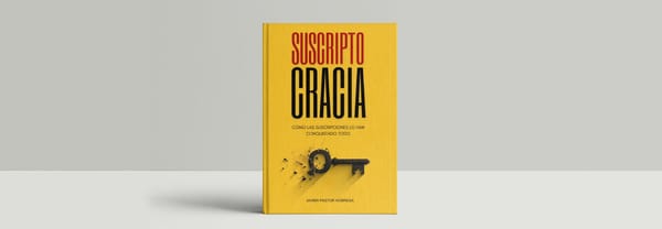 Es Black Friday: lee un capítulo de 'Suscriptocracia' gratis y cómpralo más barato que nunca