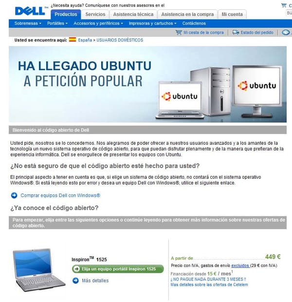 Dell nos tima: Linux en el escritorio lo tiene dificil