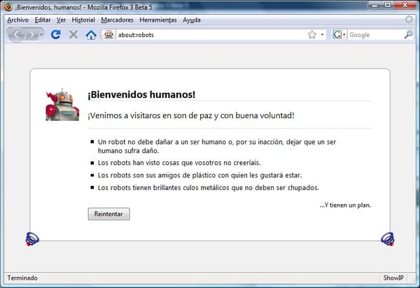 Firefox 3 beta 5: Easter Egg simpático