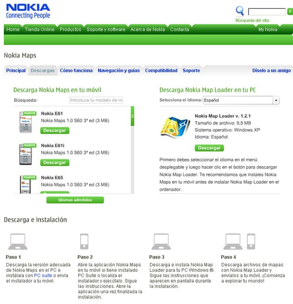 Nokia Maps, callejeros a medida
