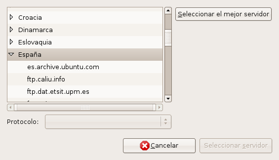 Deja que Ubuntu te busque el mejor repositorio