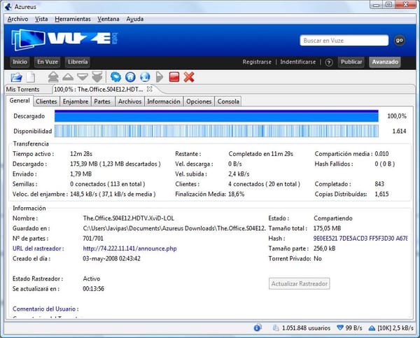 Acelera tus descargas con BitTorrent