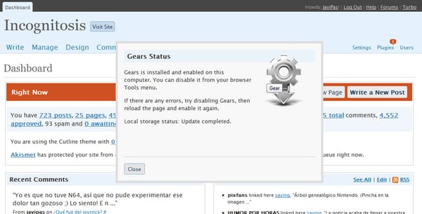 WordPress 2.6, primeras impresiones